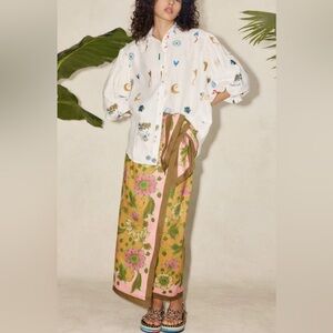 Alemais Soliel Embroidered Top